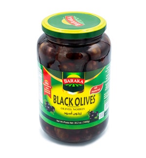 Olives Black In Jar "Baraka" 1000g x 12